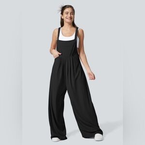 NWT Brand new Halara black overalls TALL sizing